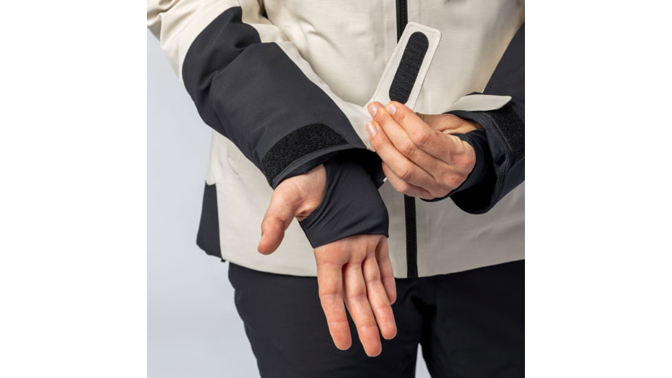 SCOTT Ultimate Dryo Tech Jacket - Womens, Dust White/Black, Large, 4199047681012