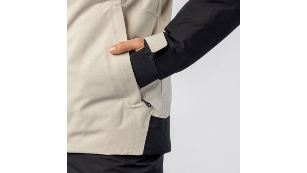 SCOTT Ultimate Dryo Tech Jacket - Womens, Dust White/Black, Large, 4199047681012