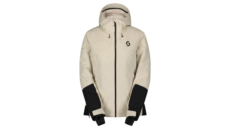 SCOTT Ultimate Dryo Tech Jacket - Womens, Dust White/Black, Large, 4199047681012