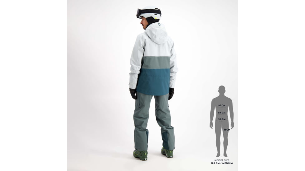 SCOTT Vertic 3L Pants - Mens, Grey Green, Small, 2776825280006