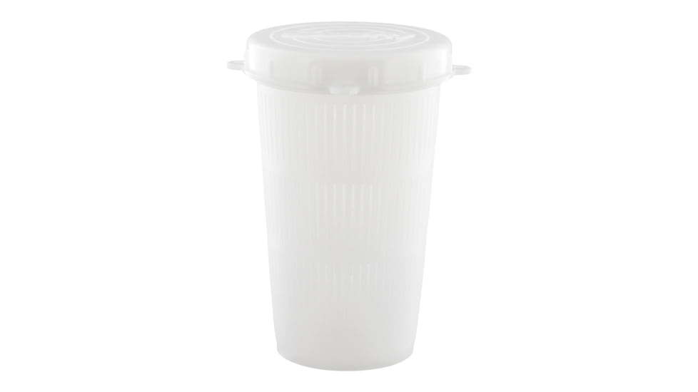 Scotty 671 Vented Bait Jar w/ Quick Lock Threaded Lid, 1 Litre, Natural, 0671