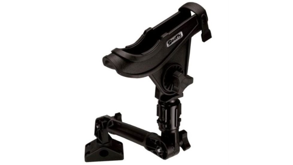 Scotty Baitcaster Rod Holder w/429 and w/241L, Black 620887