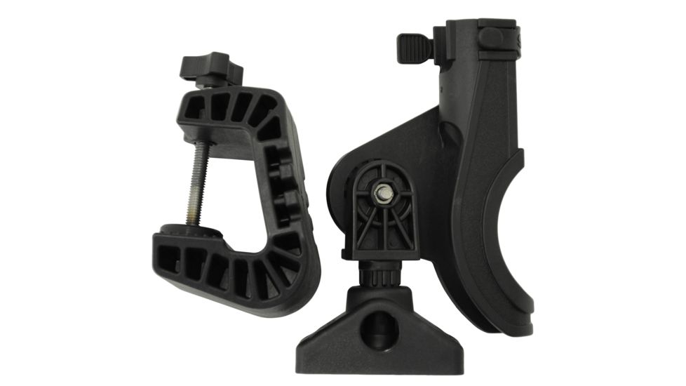 Scotty 389 Baitcaster / Spinning Rod Holder, Black, 0389-BK