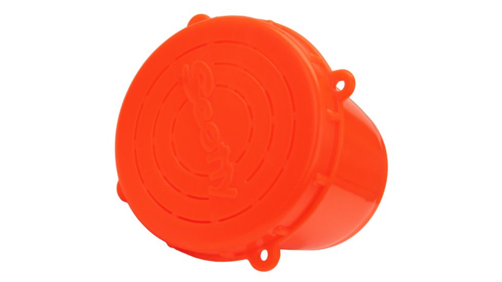 Scotty 652 Bait Jar w/ Quick Lock Threaded Lid, 0.5 Litre, Fluorescent Red, 0652