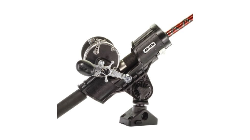 Scotty 400 Orca Rod Holder w/241L Combination Side/Deck Mount, 0400-BK