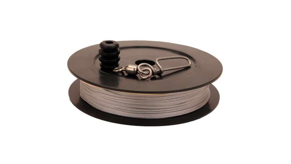 Scotty Heavy Duty Braided Downrigger Line, 300ft, Grey, 2201K