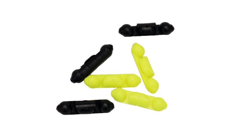 Scotty 1008 Stopper Beads, Black/Yellow, 1008