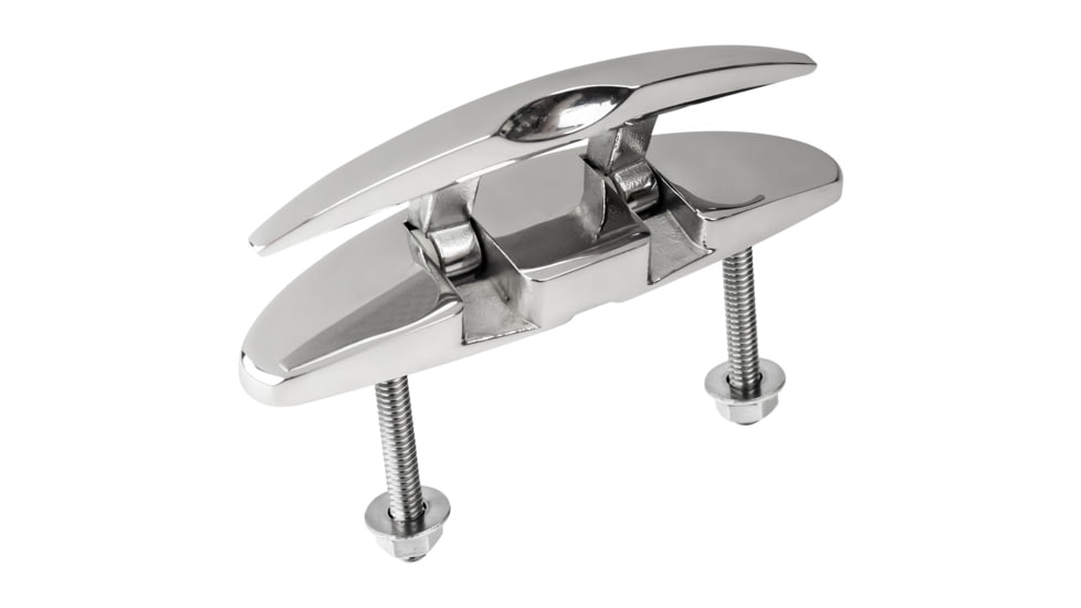 Sea-Dog 5in Oval SS Folding Cleat w/Hidden Hex Bolt, 041115-1