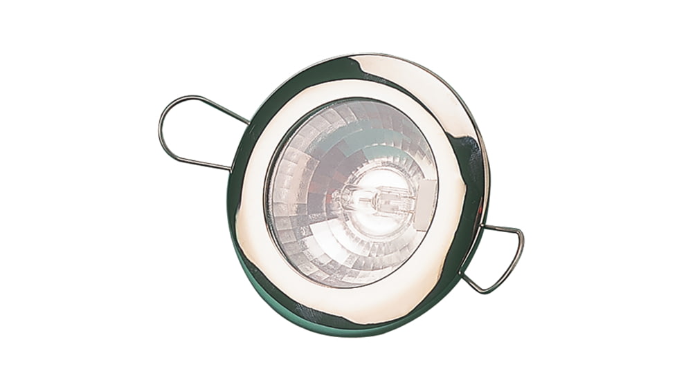 Sea-Dog 60 Lumens LED 2-7/16in Overhead Light, Brushed Finish, Clear Lens, Stamped 304 Stainless Steel, 404330-3