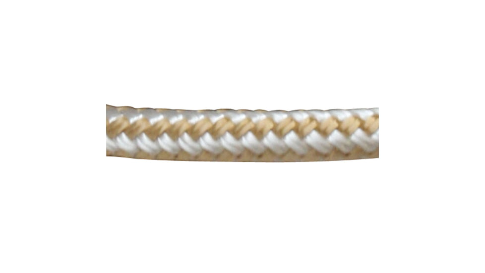 Sea-Dog Double Braided Nylon Dock Line - 3/8in x 20ft, Gold/White, 302110020G/W-1