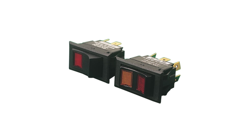 Sea-Dog Line Illuminating Rocker Switch - On/Off, Red Lens, 420251-1