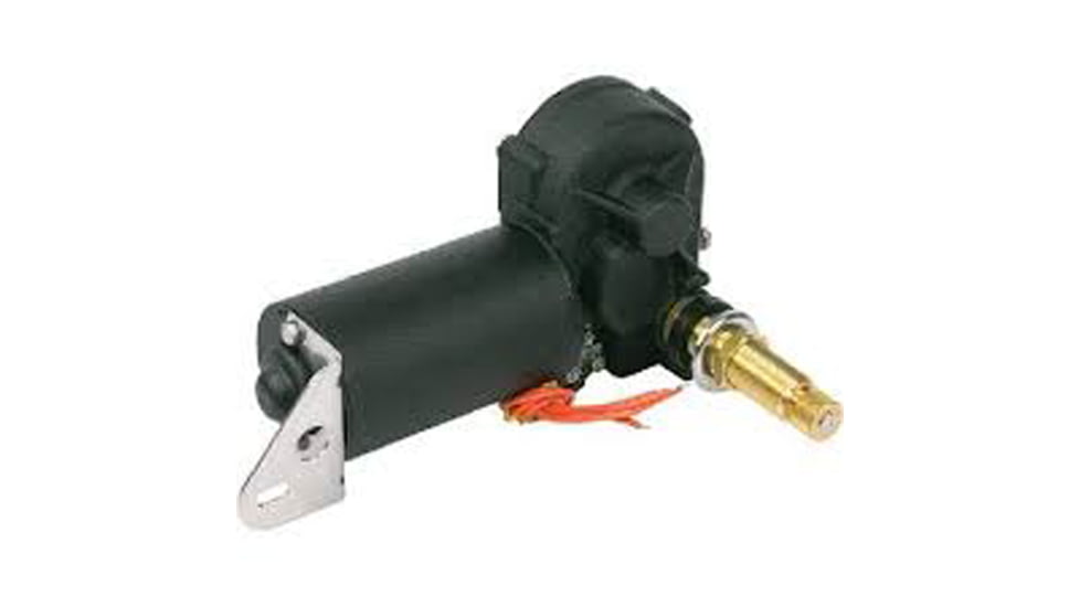 Sea-Dog MRV Wiper Motor - 80 deg Sweep, 3.5 Shaft Length, Black, 412138B-3