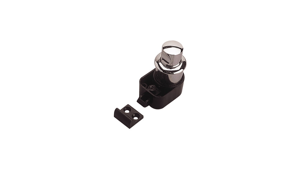 Sea-Dog Push Button Rim Latch - Polished Chrome, 226312-1