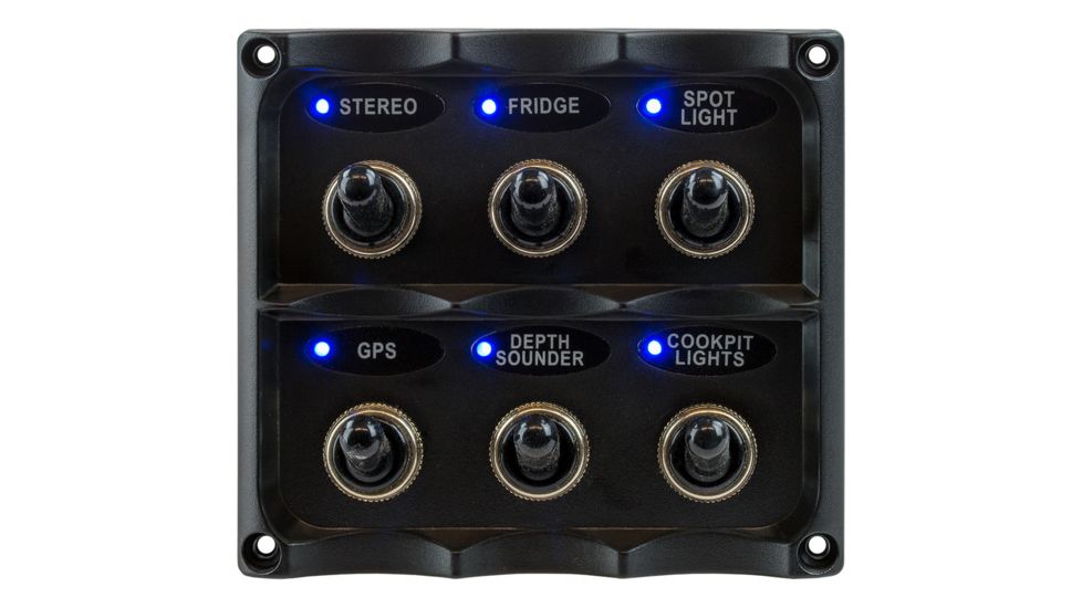 Sea-Dog Resistant Toggle Switch Panel Water 77908