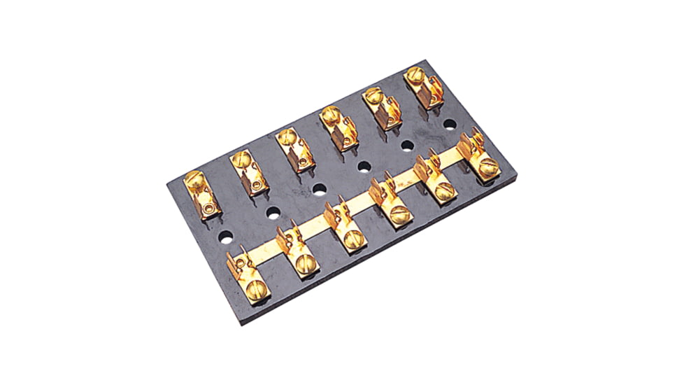 Sea-Dog Sea Dog Bakelite Fuse Holder With Buss Bar 6 Terminals, 420526-1