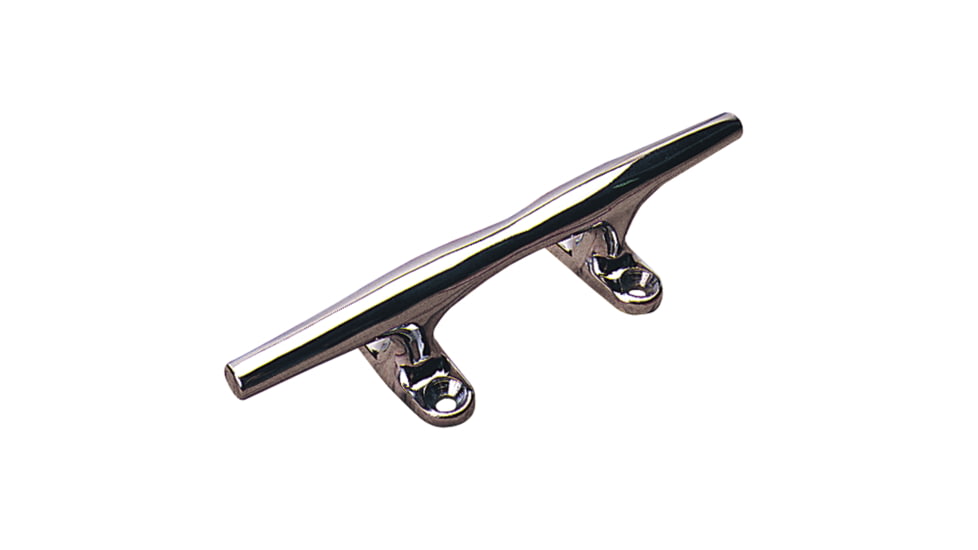 Sea-Dog Sea Dog Chrome Zinc Open Base Cleat, 6in, 044606-1