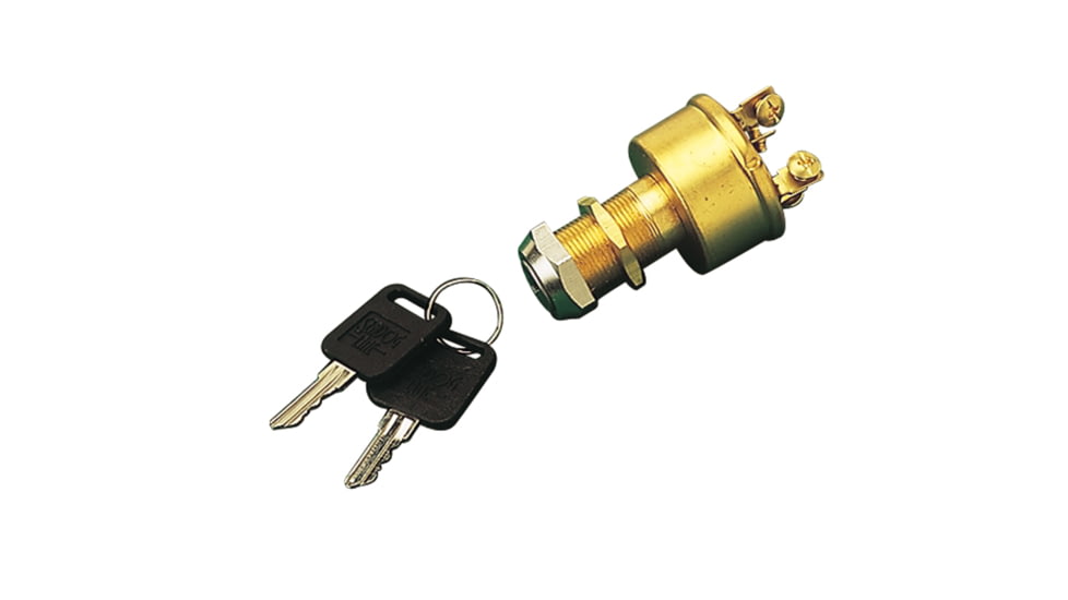 Sea-Dog Sea Dog Four Position Brass Ignition Switch 13/16 Acc Off Ign. Start, 420356-1
