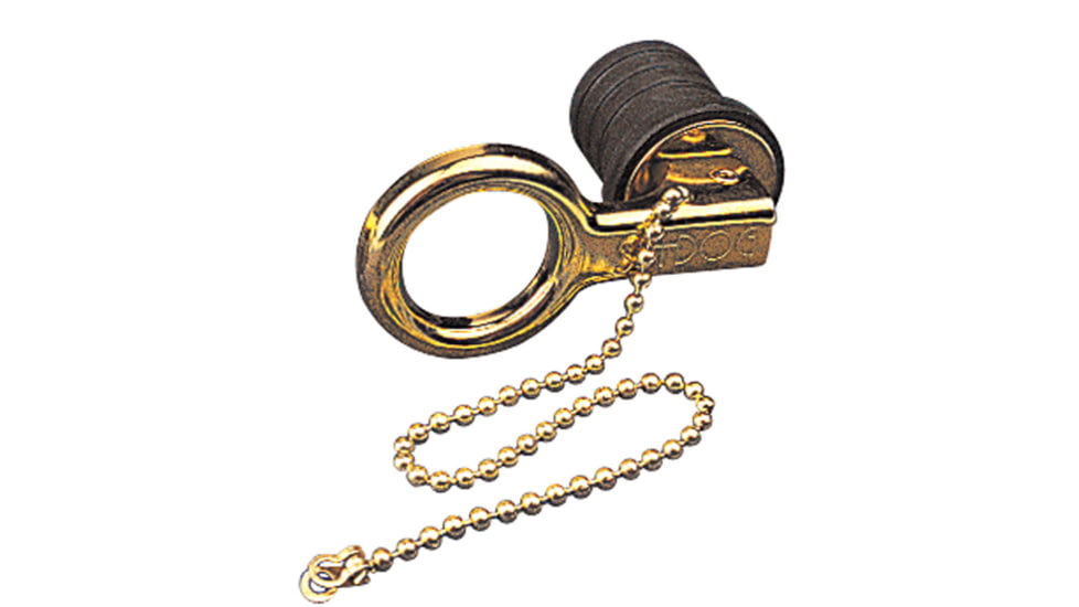 Sea-Dog Snap-Handle Drain Plug - Aluminum, Safety Chain, 520071-1
