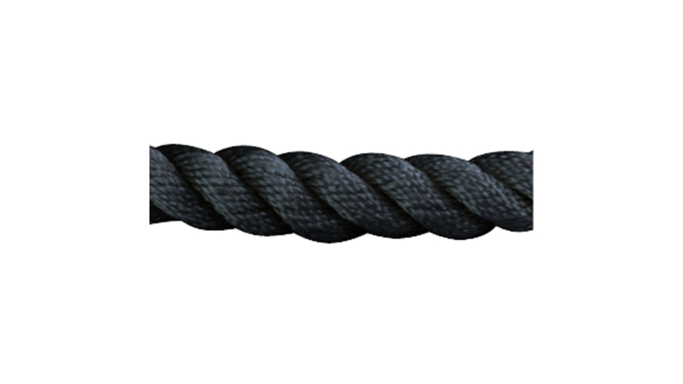 Sea-Dog Twisted Nylon Dock Line - 3/8in x 20, Black, 301110020BK-1