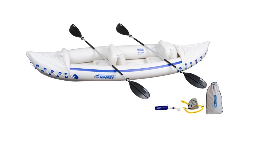 Sea Eagle 330 Inflatable Kayak w/ Paddles 023982