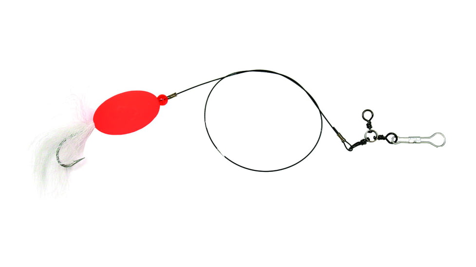 Sea Striker Bluefish Rig 7/0 Bucktail Hook, Red 2" Oval Float, Packaged, FBS3D-RWB