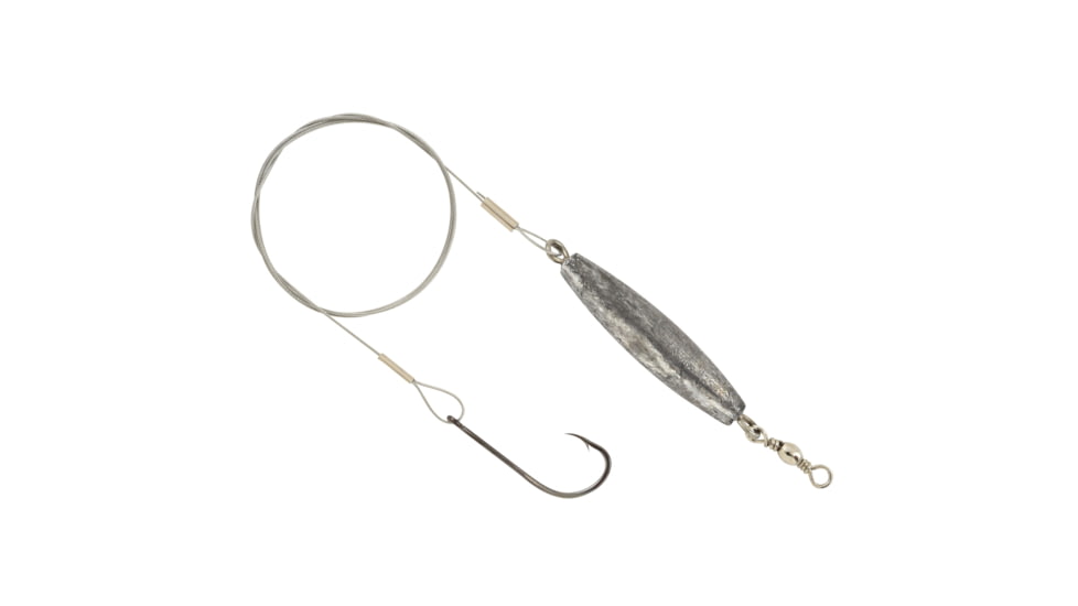 Sea Striker Flounder Flounder Rig wire leader 1oz weight #1 hook, SSFR301OZ-1