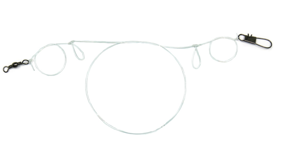 Sea Striker Heavy-Duty Mono Bottom Rig, for Snelled Hooks 2-Drop, 30-12