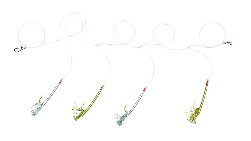 Sea Striker Spanish Mackerel Tree Rig 4-Hook, MR4-3GS