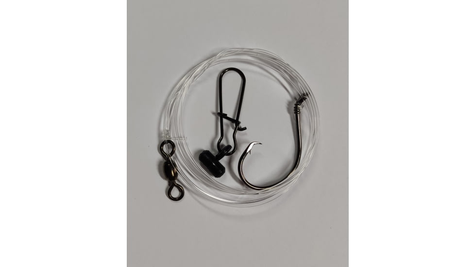 Sea Striker Striped Bass Eel Rig w/Sinker Slide 6/0 Inline Circle Hook 50# mono, 357C-60