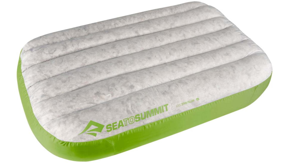 Sea to Summit Aeros Deluxe Down Pillow, Lime, 579-41