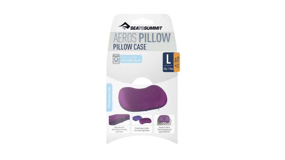 Sea to Summit Aeros Pillow Case, Magenta, Large, 596-26