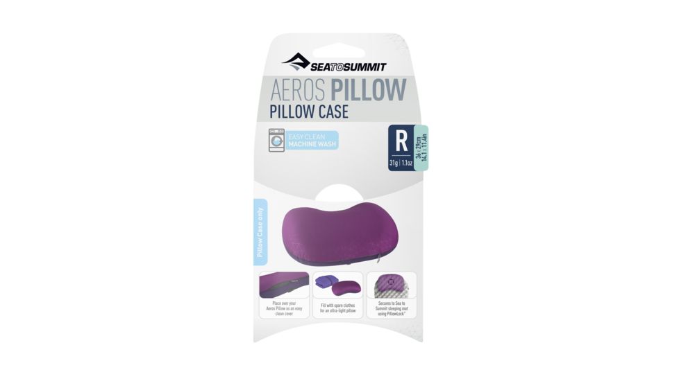 Sea to Summit Aeros Pillow Case, Magenta, Regular, 595-26