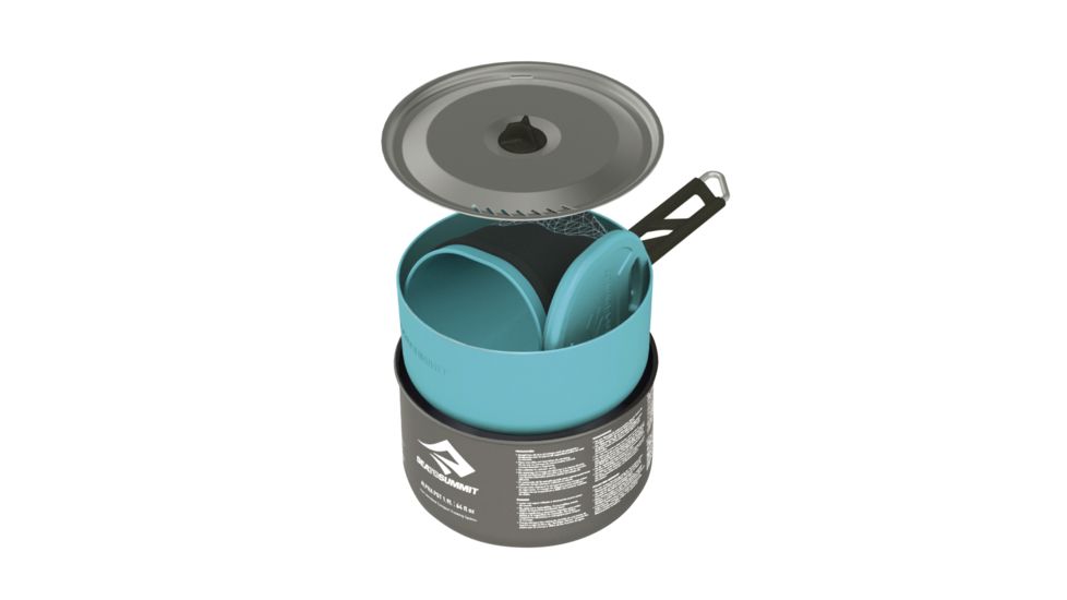 Sea to Summit Alpha Cook Set 1.1, 1.2L pot, 1 bowl, 1 cups, 720