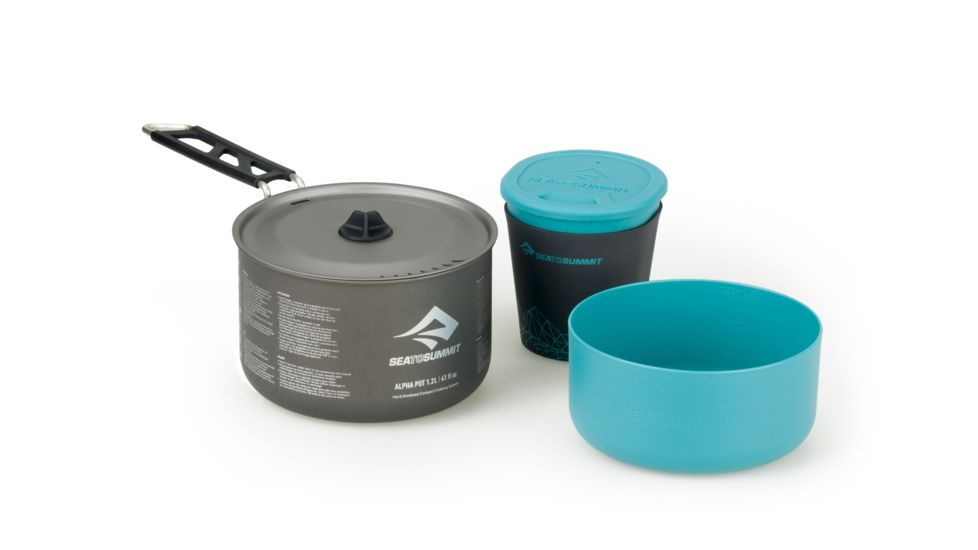 Sea to Summit Alpha Cook Set 1.1, 1.2L pot, 1 bowl, 1 cups, 720