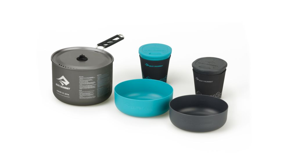 Sea to Summit Alpha Cook Set 2.1, 1.9L pot, 2 bowls, 2 cups, 721