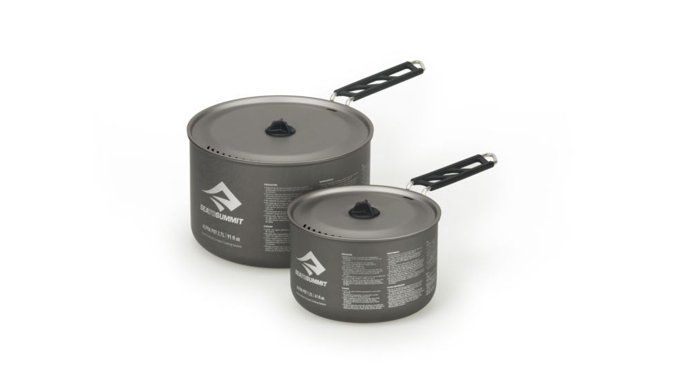 Sea to Summit Alpha Pot Set, 1.2L pot and 2.7L pot, 722