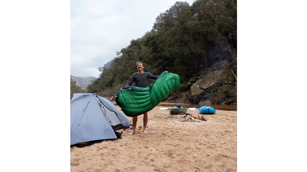 Sea to Summit Ascent Down 15F/-9C Sleeping Bag, Rain Forest Green, Regular, S1123