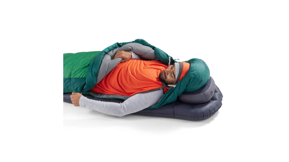 Sea to Summit Ascent Down 15F/-9C Sleeping Bag, Rain Forest Green, Regular, S1123