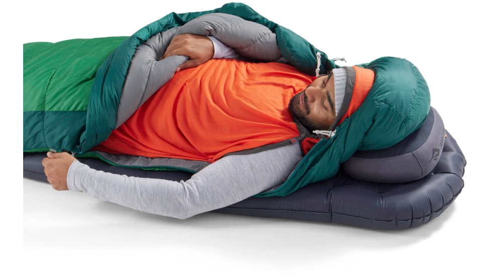 Sea to Summit Ascent Down Sleeping Bag, Rainforest Green, Regular, S1113