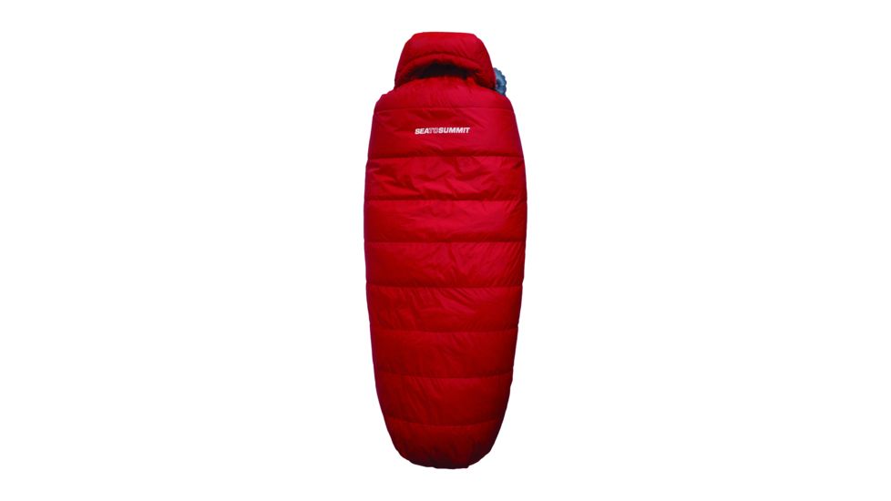 Basecamp BCI Sleeping Bag 750 Down-Red-Regular