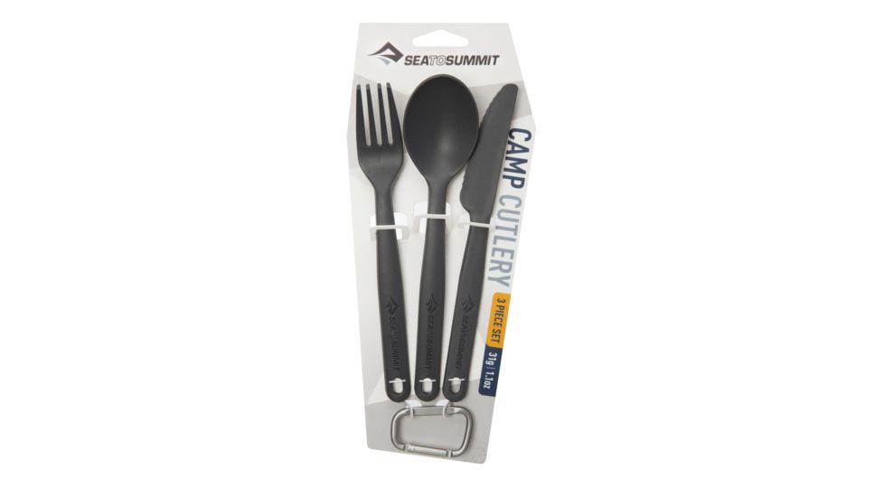 Sea to Summit Camp Cutlery Utensil Set Charcoal, 215-18