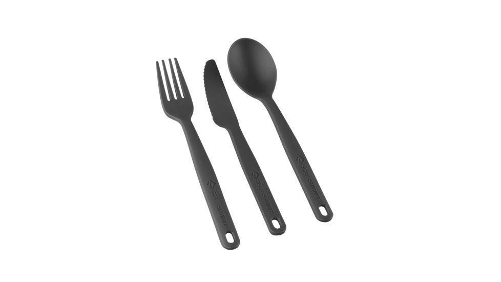 Sea to Summit Camp Cutlery Utensil Set Charcoal, 215-18