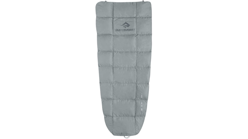 Sea to Summit Cinder CDL 50F Integrated Down Quilt Sleeping Bag, Grey, Regular, S2311