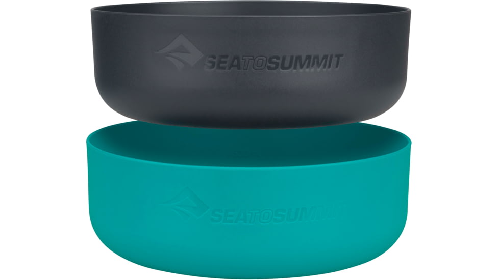 Sea to Summit DeltaLight Bowl Set - 2-Pack, Charcoal/Pacific, Small, A1300