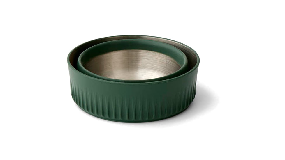 Sea to Summit Detour Stainless Steel Collapsible Mug, Laurel Wreath Green, A1321-40