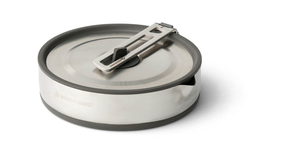 Sea to Summit Detour Stainless Steel Collapsible Pouring Pot, Beluga Black, A1211