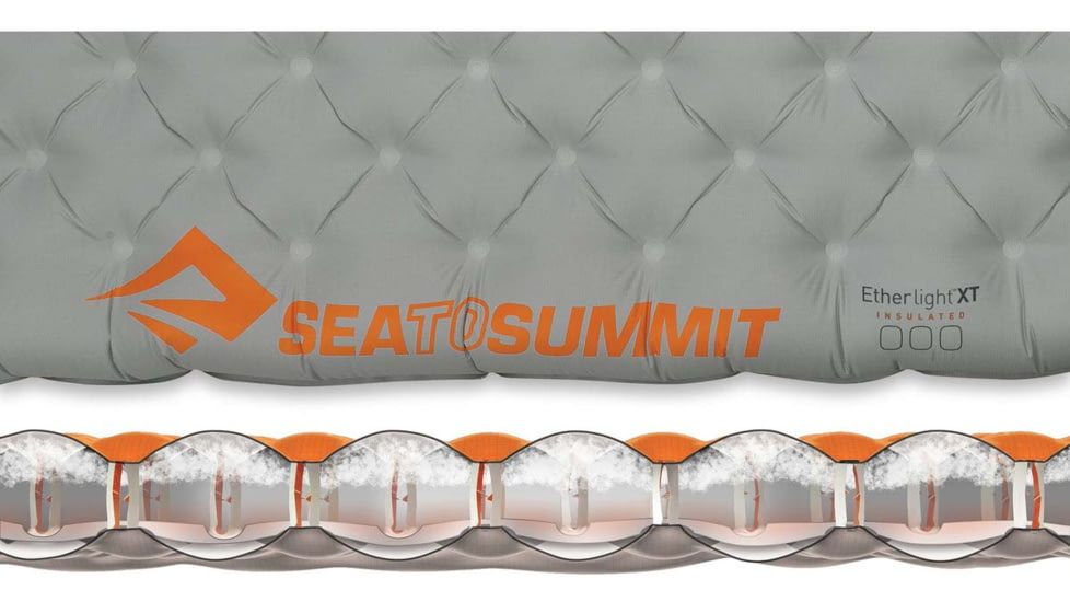Sea to Summit Ether Light XT Rectangular Insulated Sleeping Mat, Regular Wide, 941
