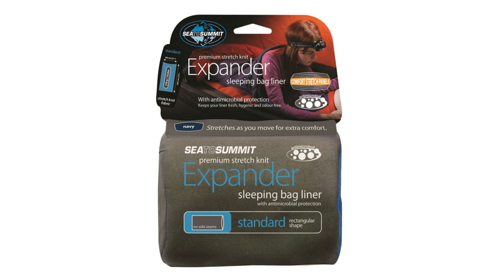 Sea to Summit Expander Premium Sleeping Bag Liner-Berry-Standard