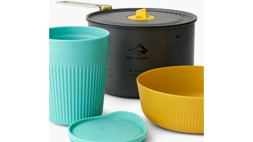 Sea to Summit Frontier UL 2L One Pot Cook Set - 3 Piece/1 Person, Multi, A1237