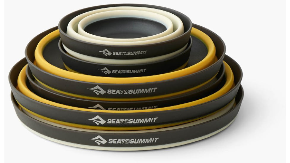 Sea to Summit Frontier UL Collapsible Kettle Cook Set - 3 Piece/2 Person, Multi, A1235